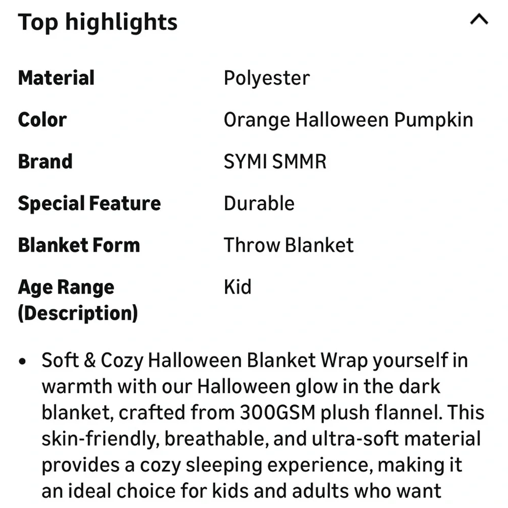 Halloween Pumpkin Blanket